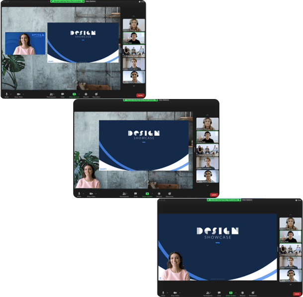 Design showcase presenter mode