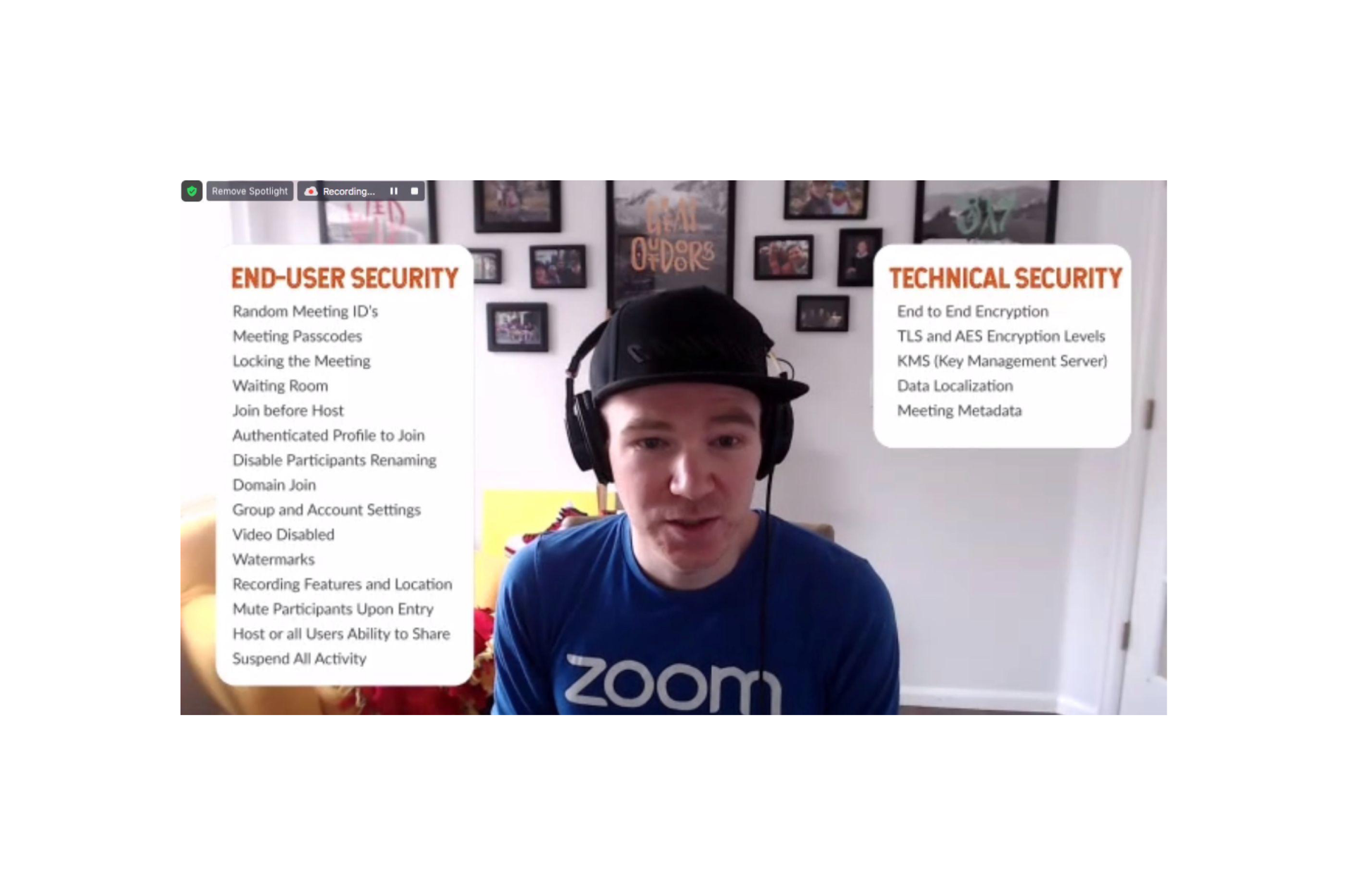 Platform training with interactive overlays - Zoom messaging and Basecamp branding