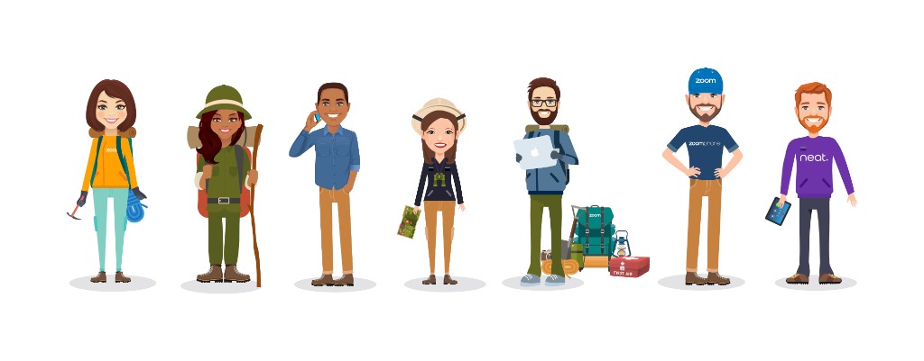 Zoom roles in Basecamp style - SE, AE, BDR, ZP Rep, and more